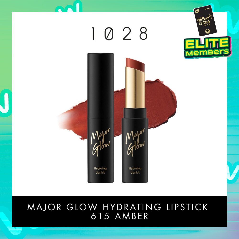 Major Glow Hydrating Lipstick 615 Amber 1s