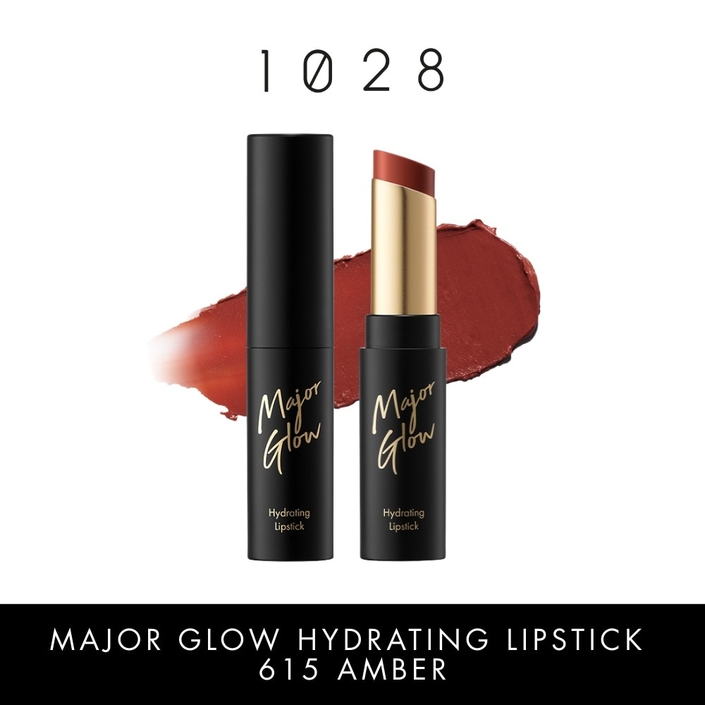 Major Glow Hydrating Lipstick 615 Amber 1s
