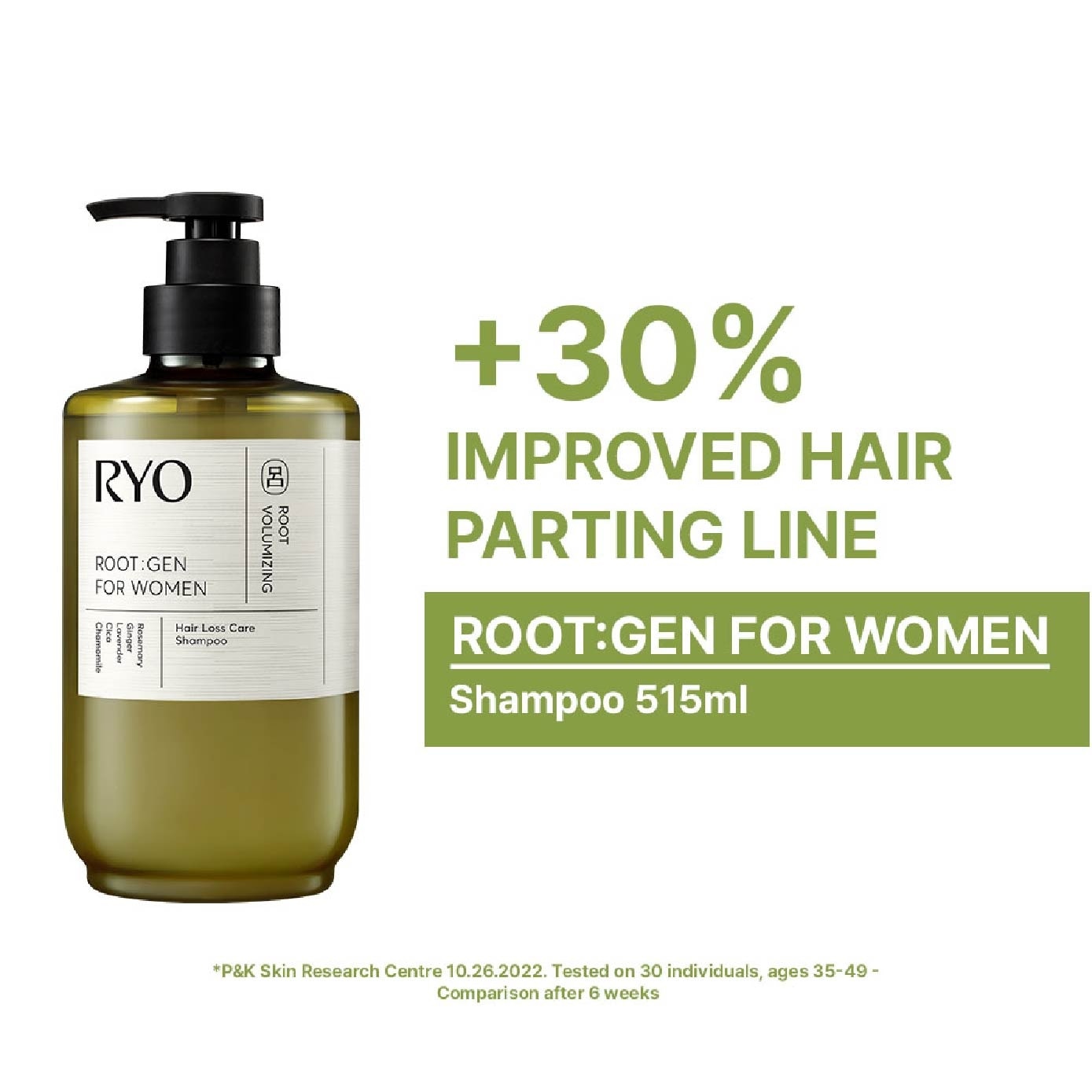 RootGen Hair Loss Care Shampoo For Women 515ml image