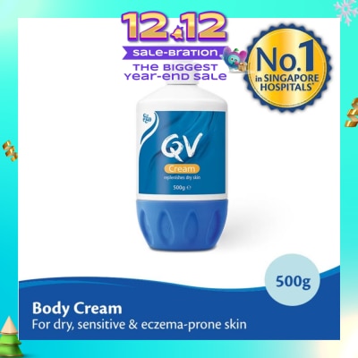 EGO QV Body Cream (For Dry + Sensitive & Eczema-Prone Skin) 500g