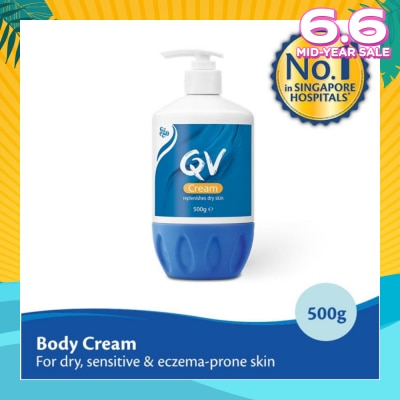 EGO QV Body Cream (For Dry + Sensitive & Eczema-Prone Skin) 500g