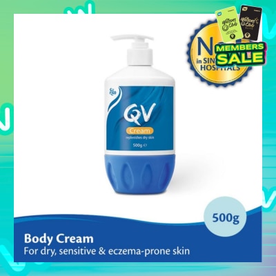 EGO QV Body Cream (For Dry + Sensitive & Eczema-Prone Skin) 500g