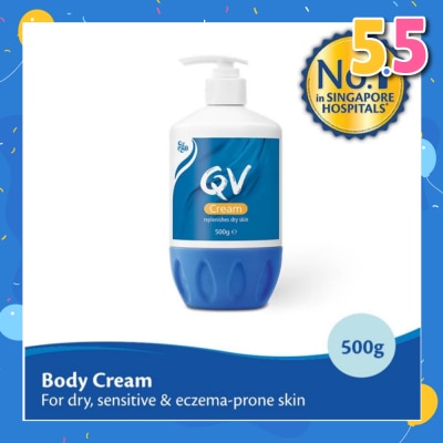 EGO QV Body Cream (For Dry + Sensitive & Eczema-Prone Skin) 500g