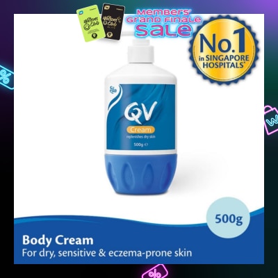 EGO QV Body Cream (For Dry + Sensitive & Eczema-Prone Skin) 500g