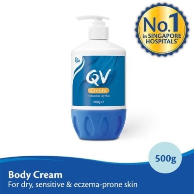 EGO QV Body Cream (For Dry + Sensitive & Eczema-Prone Skin) 500g