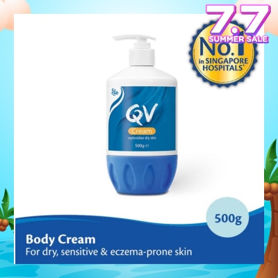 EGO QV Body Cream (For Dry + Sensitive & Eczema-Prone Skin) 500g