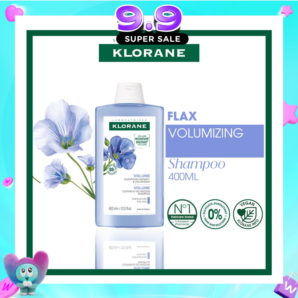 Volumizing Organic Flax Shampoo (To Cleanses & Restores Natural Volume) 400ml image