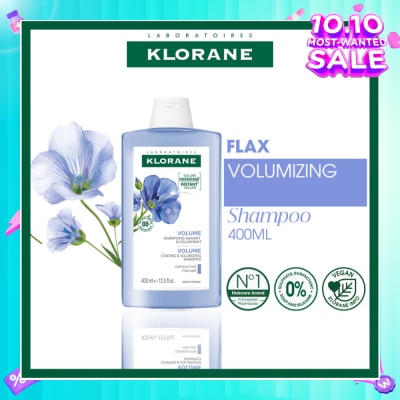 KLORANE Volumizing Organic Flax Shampoo (To Cleanses & Restores Natural Volume) 400ml