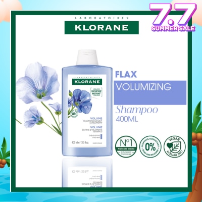 KLORANE Volumizing Organic Flax Shampoo (To Cleanses & Restores Natural Volume) 400ml