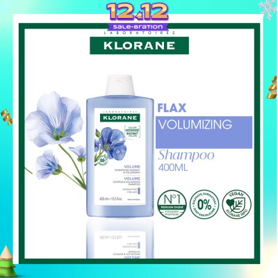 KLORANE Volumizing Organic Flax Shampoo (To Cleanses & Restores Natural Volume) 400ml