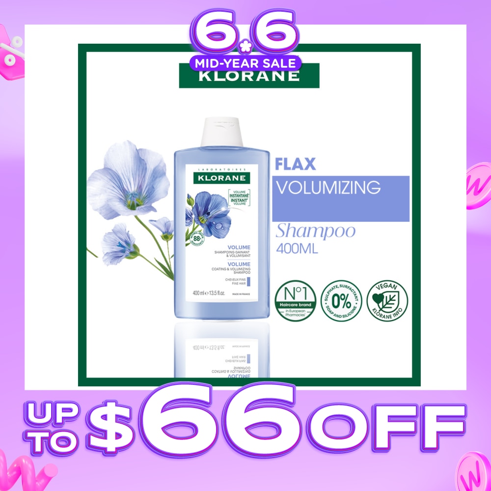 Volumizing Organic Flax Shampoo (To Cleanses & Restores Natural Volume) 400ml