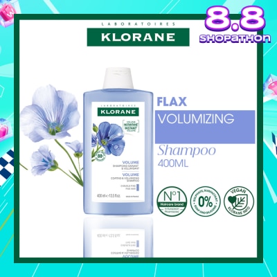 KLORANE Volumizing Organic Flax Shampoo (To Cleanses & Restores Natural Volume) 400ml