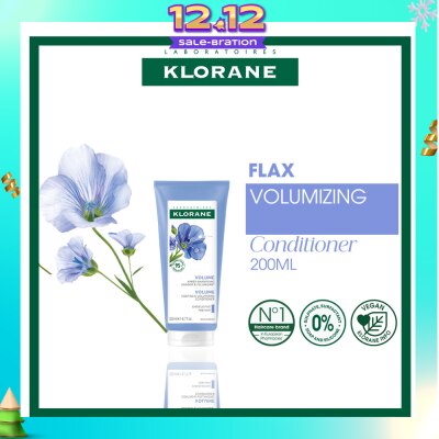 KLORANE Volumizing Organic Flax Conditioner (For Texturizing & Detangling) 200ml