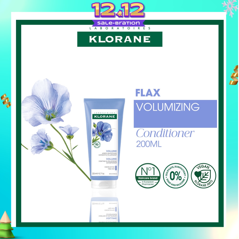 Volumizing Organic Flax Conditioner (For Texturizing & Detangling) 200ml