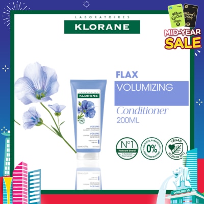 KLORANE Volumizing Organic Flax Conditioner (For Texturizing & Detangling) 200ml