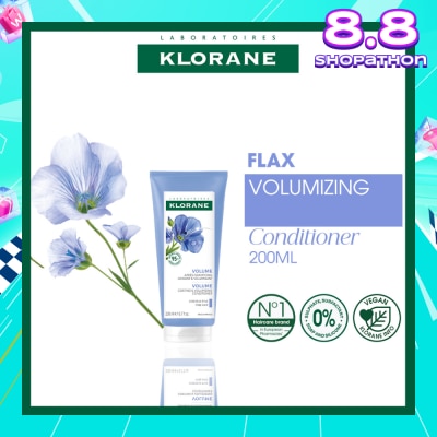 KLORANE Volumizing Organic Flax Conditioner (For Texturizing & Detangling) 200ml