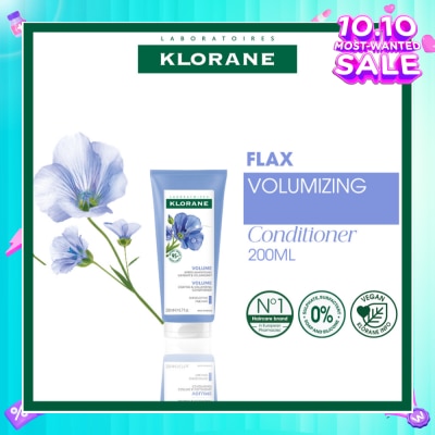 KLORANE Volumizing Organic Flax Conditioner (For Texturizing & Detangling) 200ml