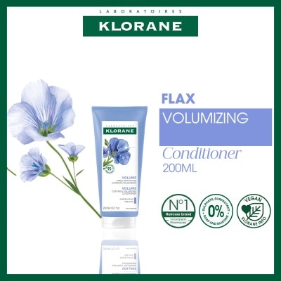 KLORANE Volumizing Organic Flax Conditioner (For Texturizing & Detangling) 200ml