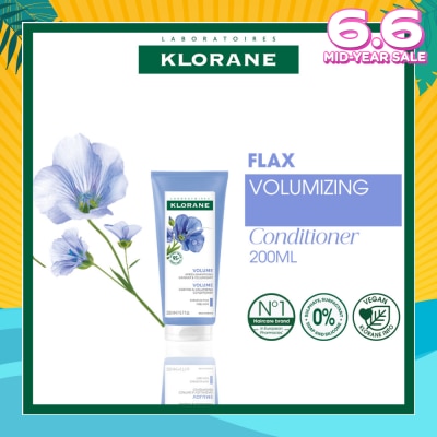 KLORANE Volumizing Organic Flax Conditioner (For Texturizing & Detangling) 200ml