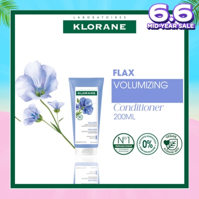 KLORANE Volumizing Organic Flax Conditioner (For Texturizing & Detangling) 200ml