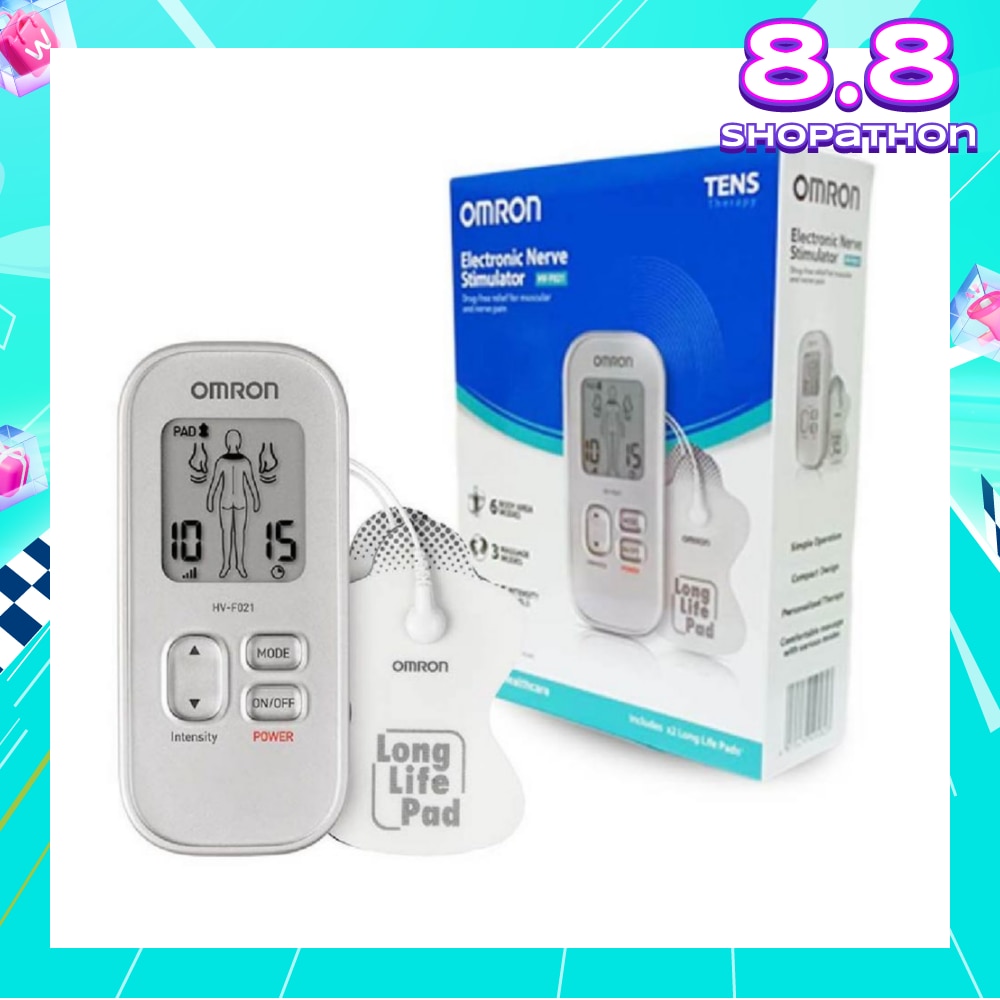 Electronic Nerve Stimulator Massager HV-F021 with Customized Therapy (Drug Free Soothing Relief for Muscle Pain & Stiffness) 1s