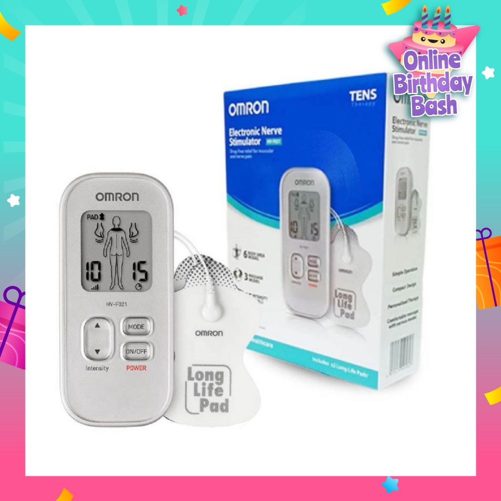 Electronic Nerve Stimulator Massager HV-F021 with Customized Therapy (Drug Free Soothing Relief for Muscle Pain & Stiffness) 1s
