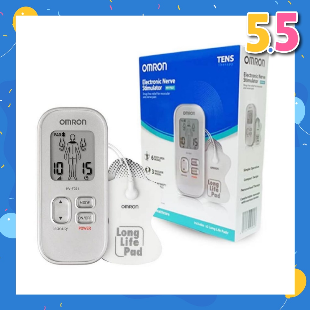 Electronic Nerve Stimulator Massager HV-F021 with Customized Therapy (Drug Free Soothing Relief for Muscle Pain & Stiffness) 1s