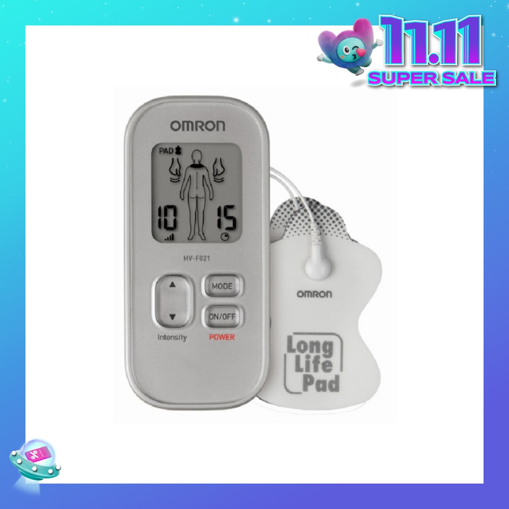 Electronic Nerve Stimulator Massager HV-F021 with Customized Therapy (Drug Free Soothing Relief for Muscle Pain & Stiffness) 1s