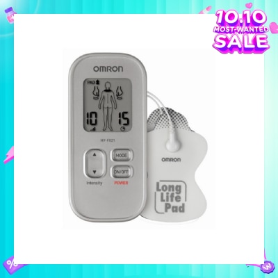 OMRON Electronic Nerve Stimulator Massager HV-F021 with Customized Therapy (Drug Free Soothing Relief for Muscle Pain & Stiffness) 1s
