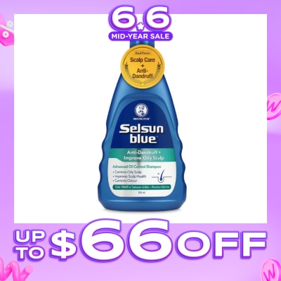 SELSUN - Blue Advanced Oil Control Anti-Dandruff & Scalp Care Shampoo 200ml