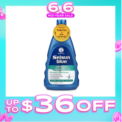 SELSUN - Blue Advanced Oil Control Anti-Dandruff & Scalp Care Shampoo 200ml