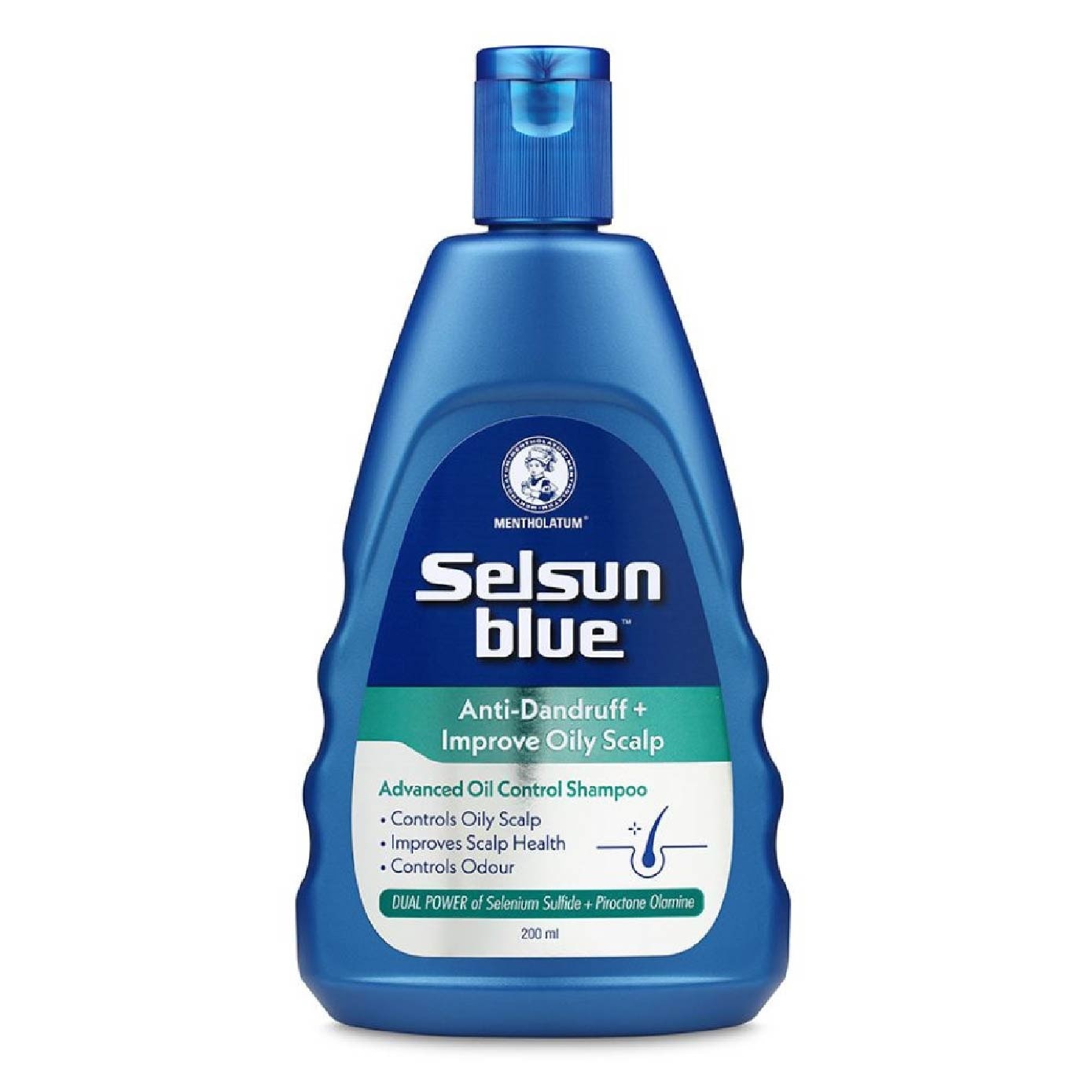 Blue Advanced Oil Control Anti-Dandruff & Scalp Care Shampoo 200ml