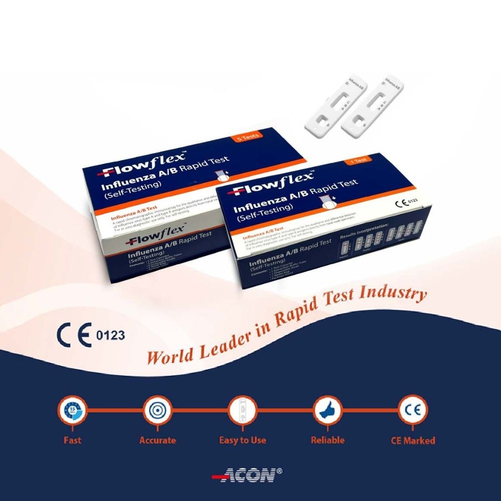 Influenza A/B Rapid Test Self-Testing 1s