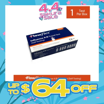 FLOWFLEX - Influenza A/B Rapid Test Self-Testing 1s (Expiry: Dec`2026)