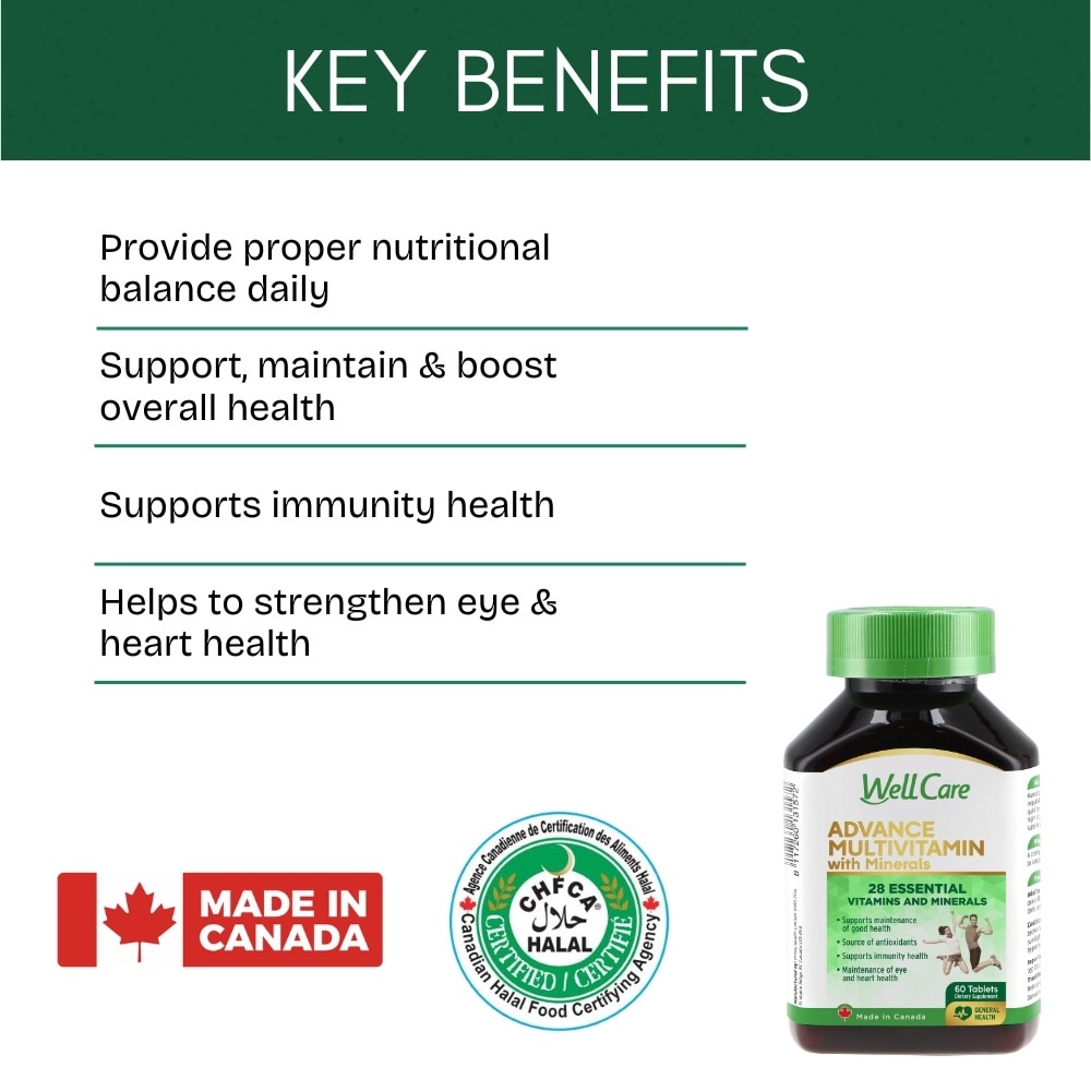 Advance Multivitamins With Minerals 60s