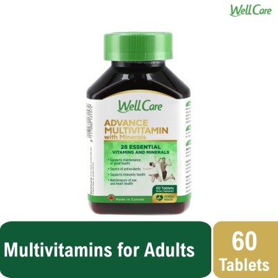 WELLCARE Advance Multivitamins With Minerals 60s
