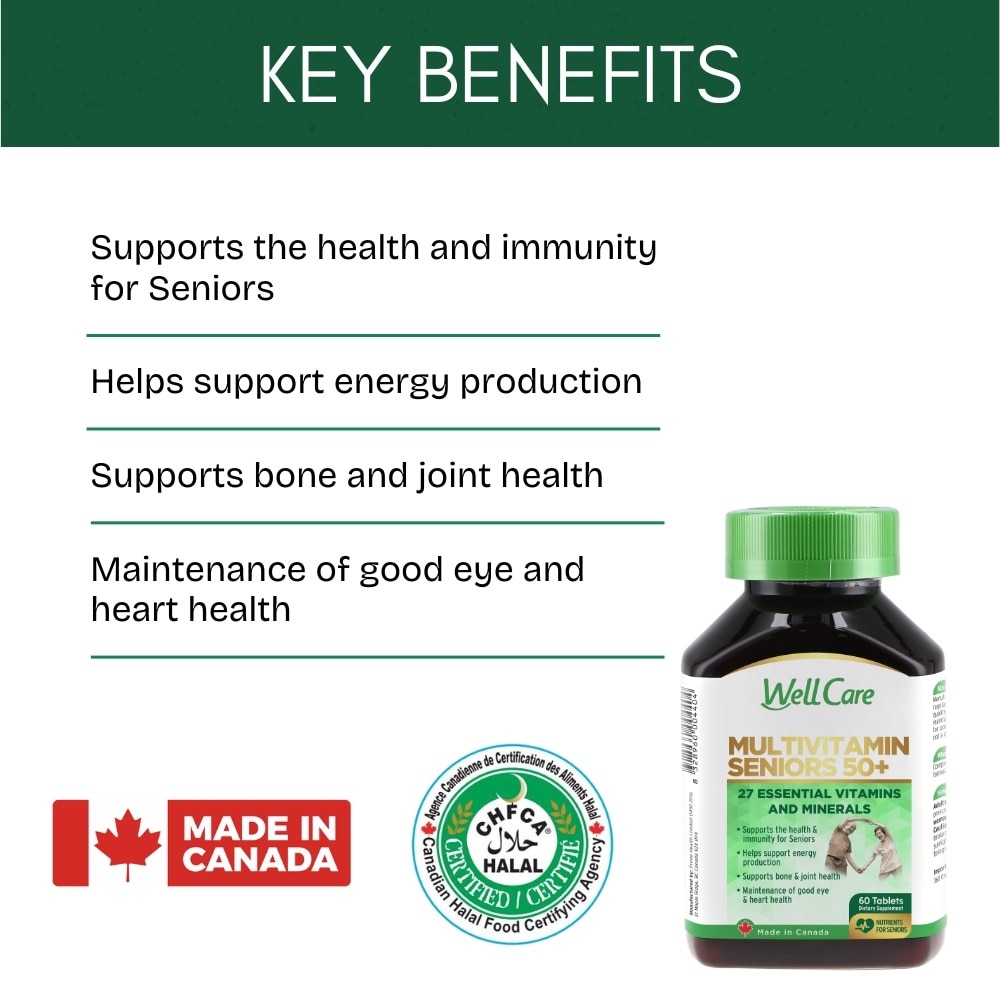 Multivitamin Seniors 50+ 60s