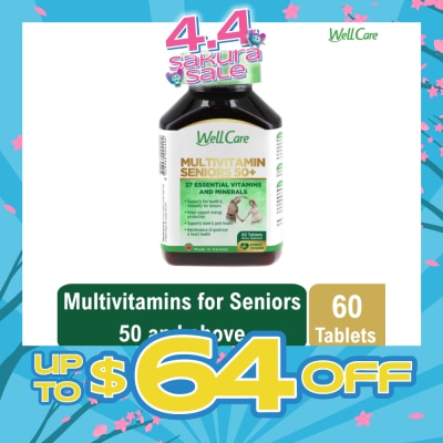 WELLCARE - Multivitamin Seniors 50+ 60s