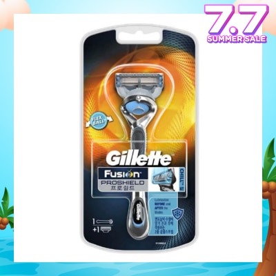 GILLETTE Fusion Proshield Chill Razor Handle & 1 Blade Refill