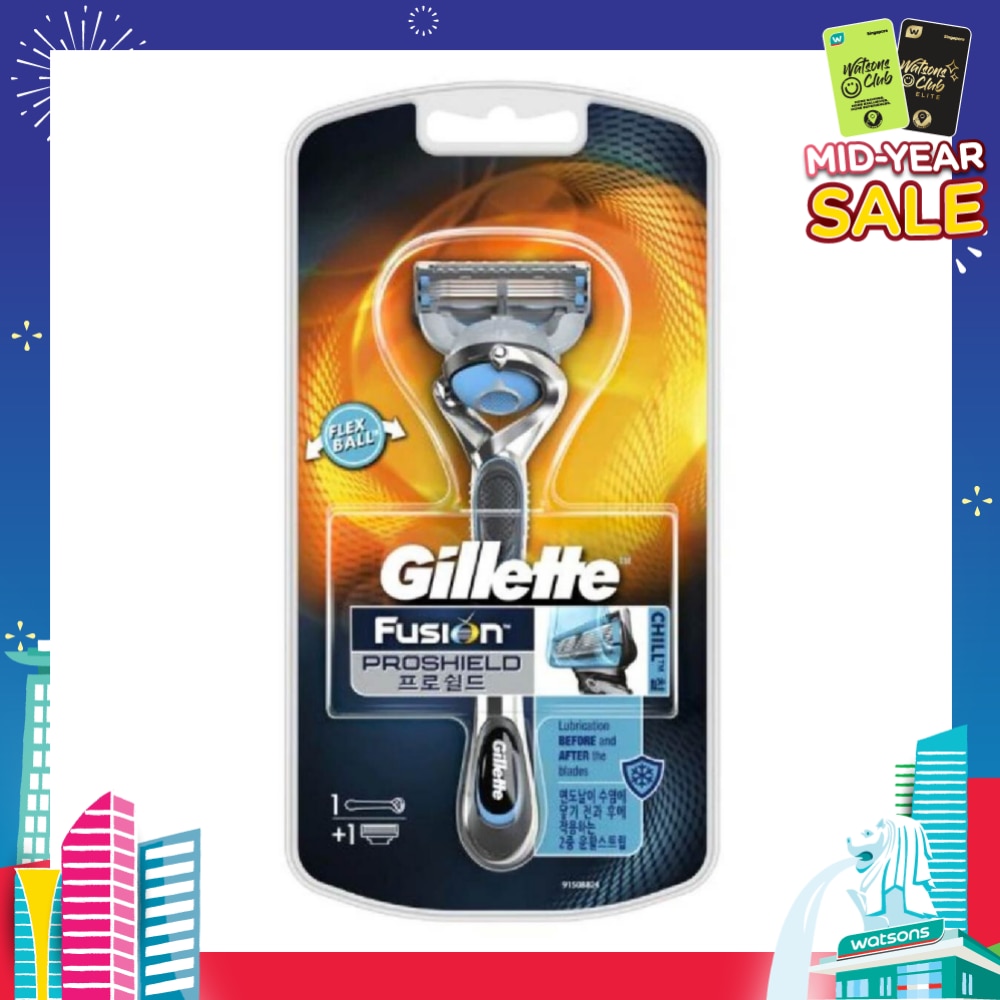 Fusion Proshield Chill Razor Handle & 1 Blade Refill