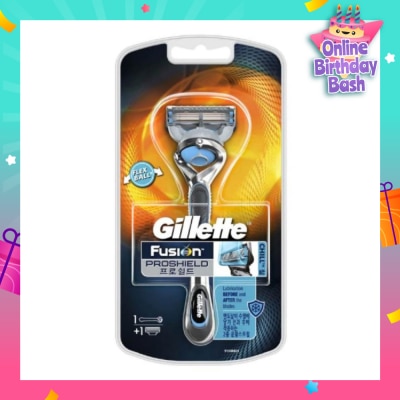 GILLETTE Fusion Proshield Chill Razor Handle & 1 Blade Refill