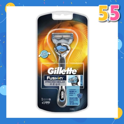 GILLETTE Fusion Proshield Chill Razor Handle & 1 Blade Refill