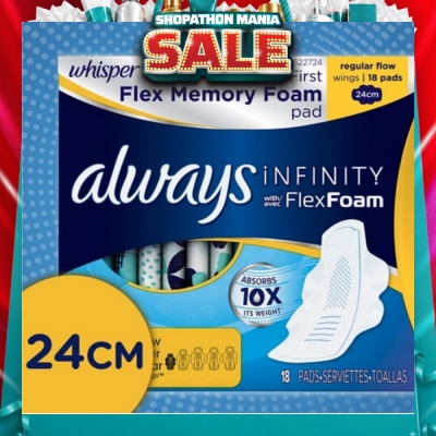 WHISPER - Infinity 24cm Regular Flow Wing 18s