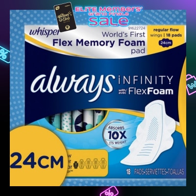 WHISPER Infinity 24cm Regular Flow Wing 18s