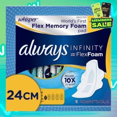 WHISPER Infinity 24cm Regular Flow Wing 18s