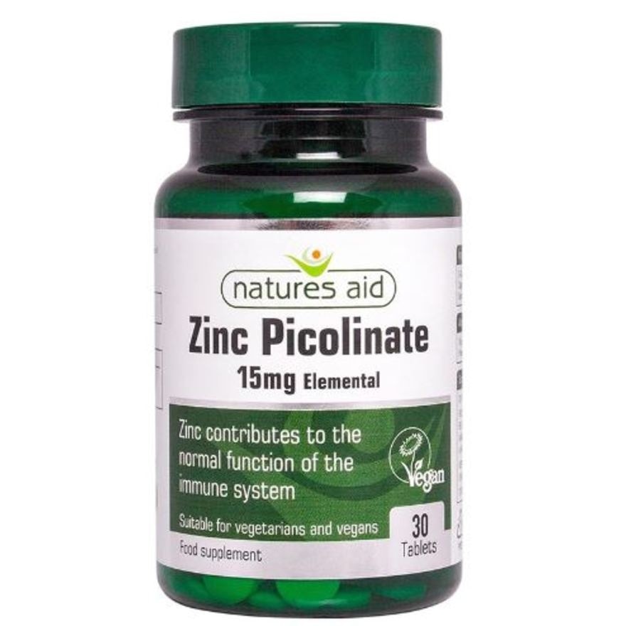 Zinc Picolinate 15mg elemental 30s