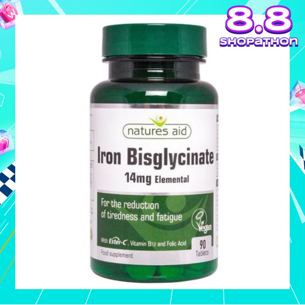 Iron Bisglycinate 14mg Elemental 90s