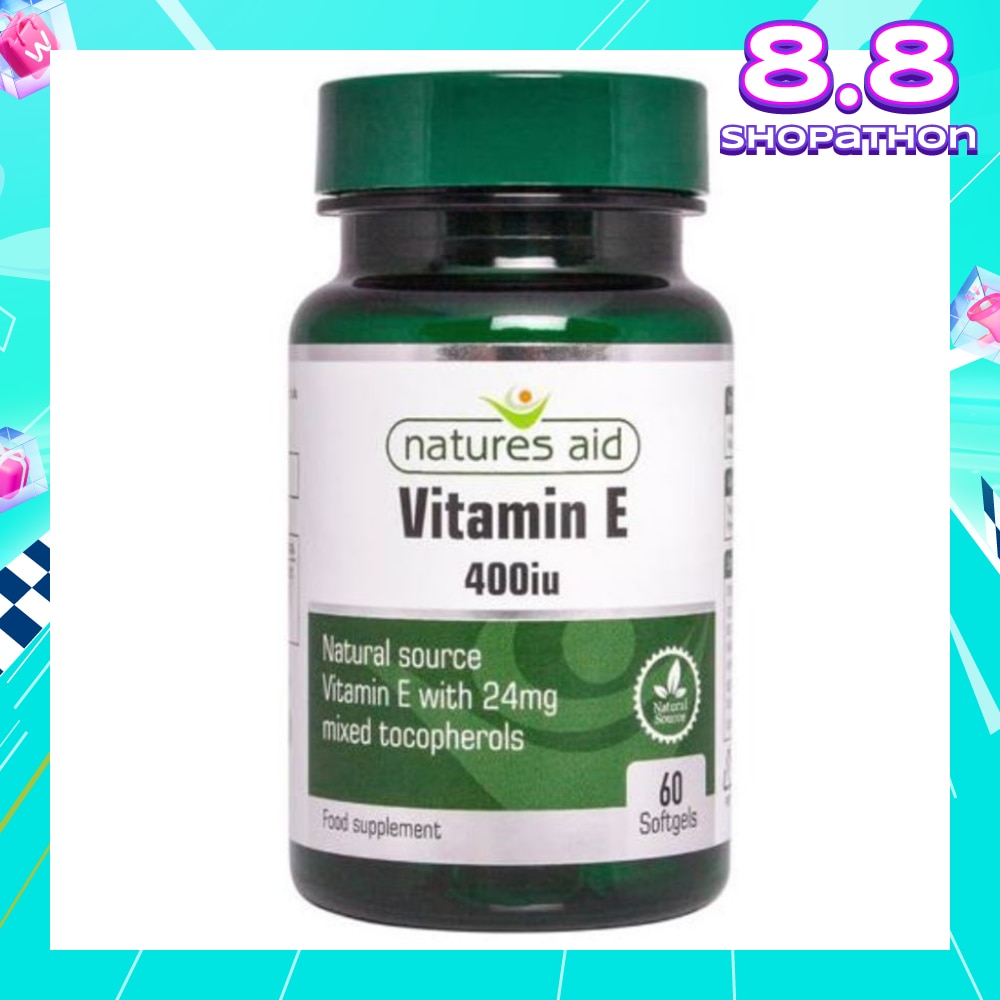 Vitamin E 400iu Softgels Natural Source Vitamin E with 24mg Mixed Tocopherols 60s