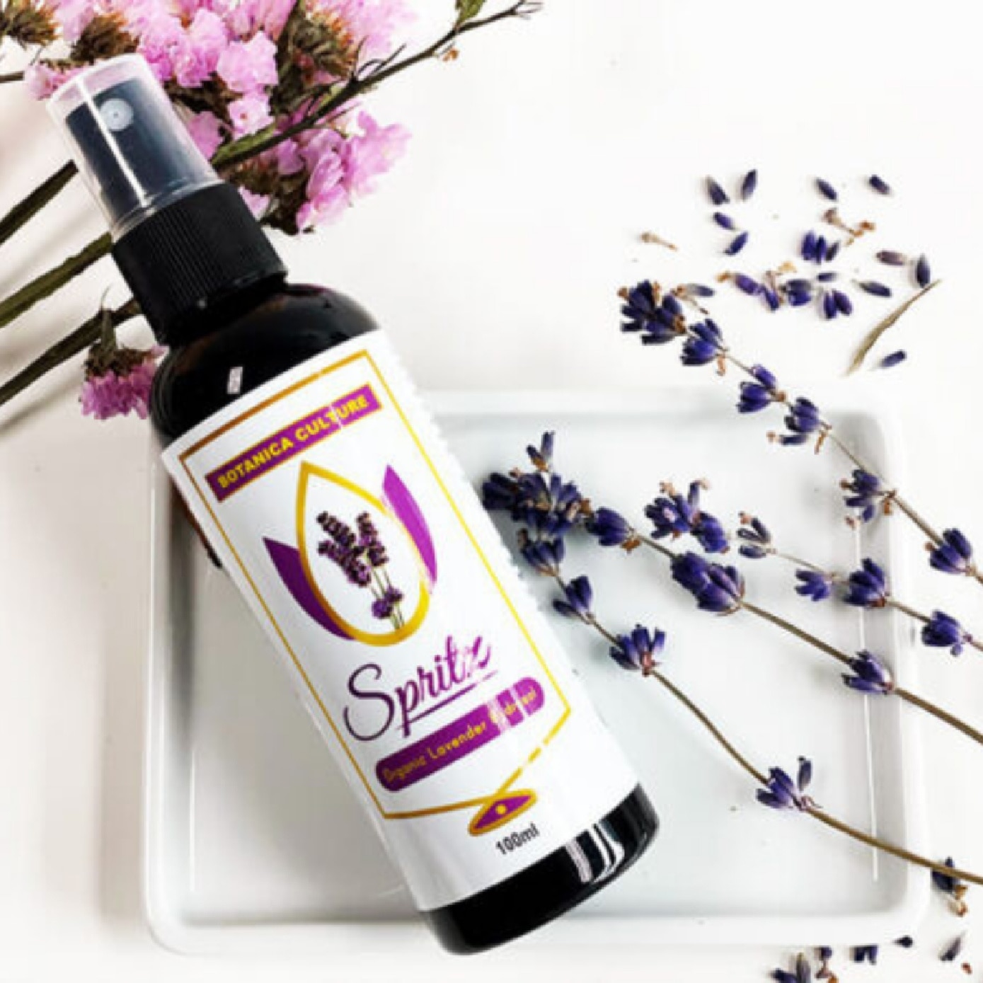 Spritz Organic Lavender Hydrosol Facial Mist 100ml image