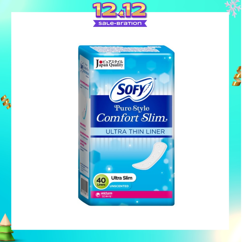 Pantiliner Pure Style Comfort Slim (Unscented) 40s